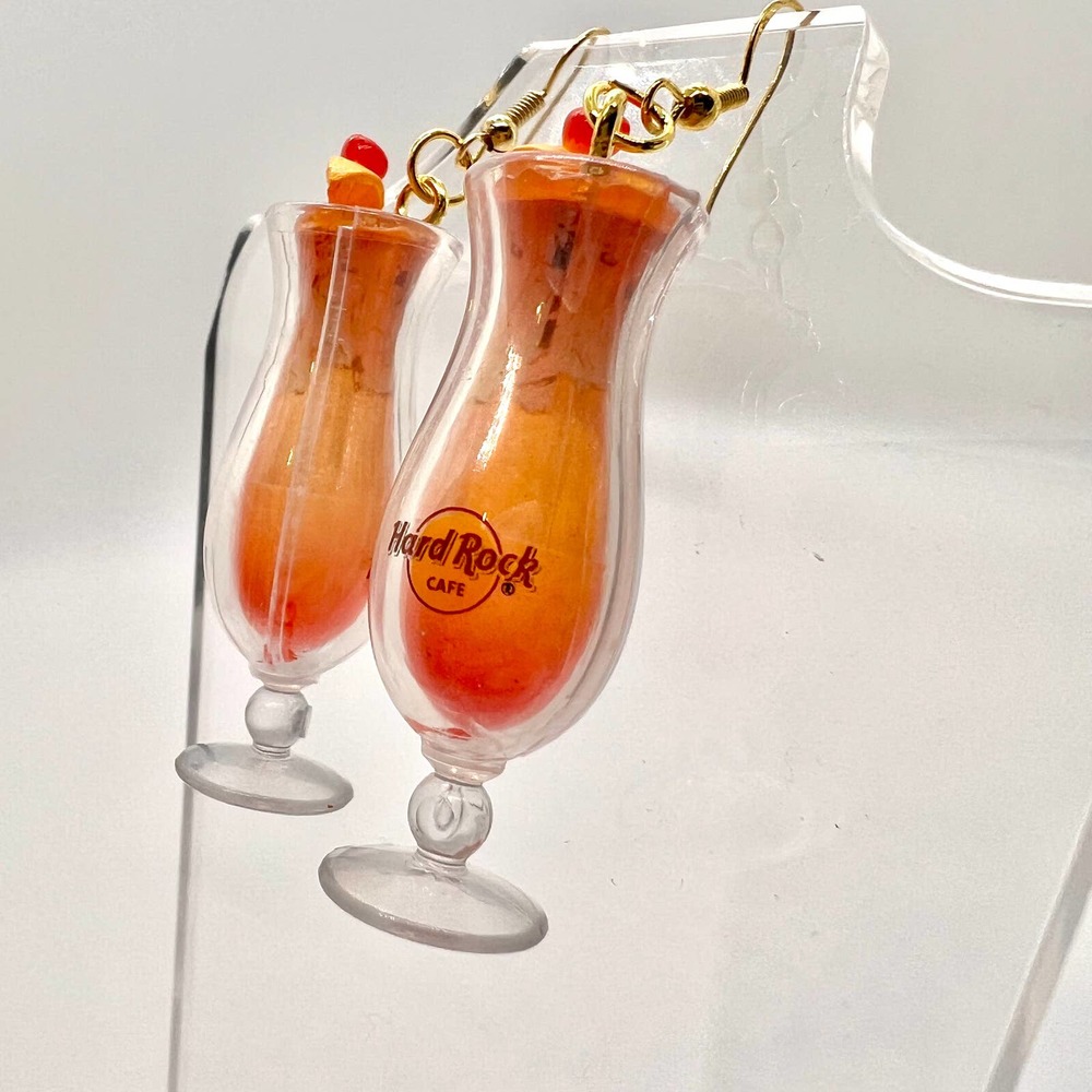 Hard Rock Drink Earrings - Restaurant Earrings - Foodie Mini Brands Earrings - Picture 8 of 11